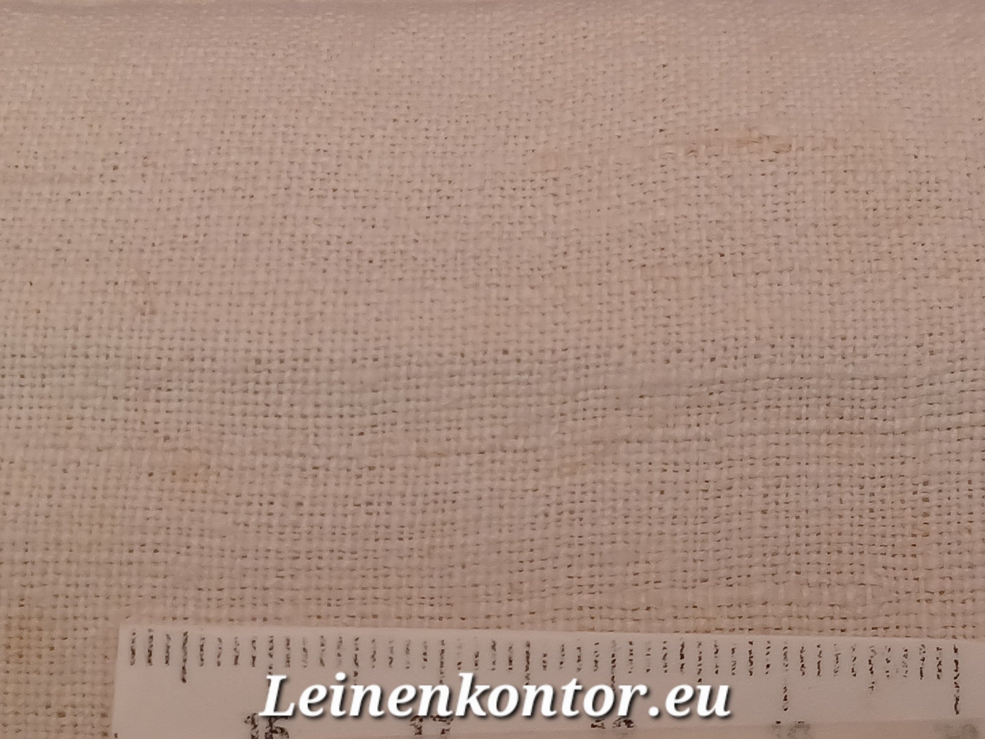 Leinenballen mit Millimeterskala 16 Fäden auf ein cm.