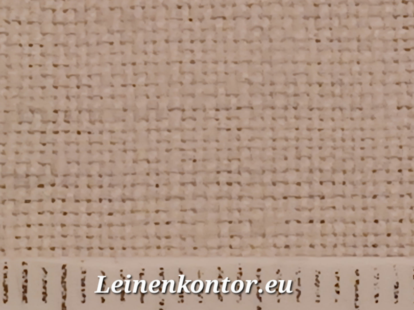 Leinenballen mit Millimeterskala 17 Fäden auf ein cm.