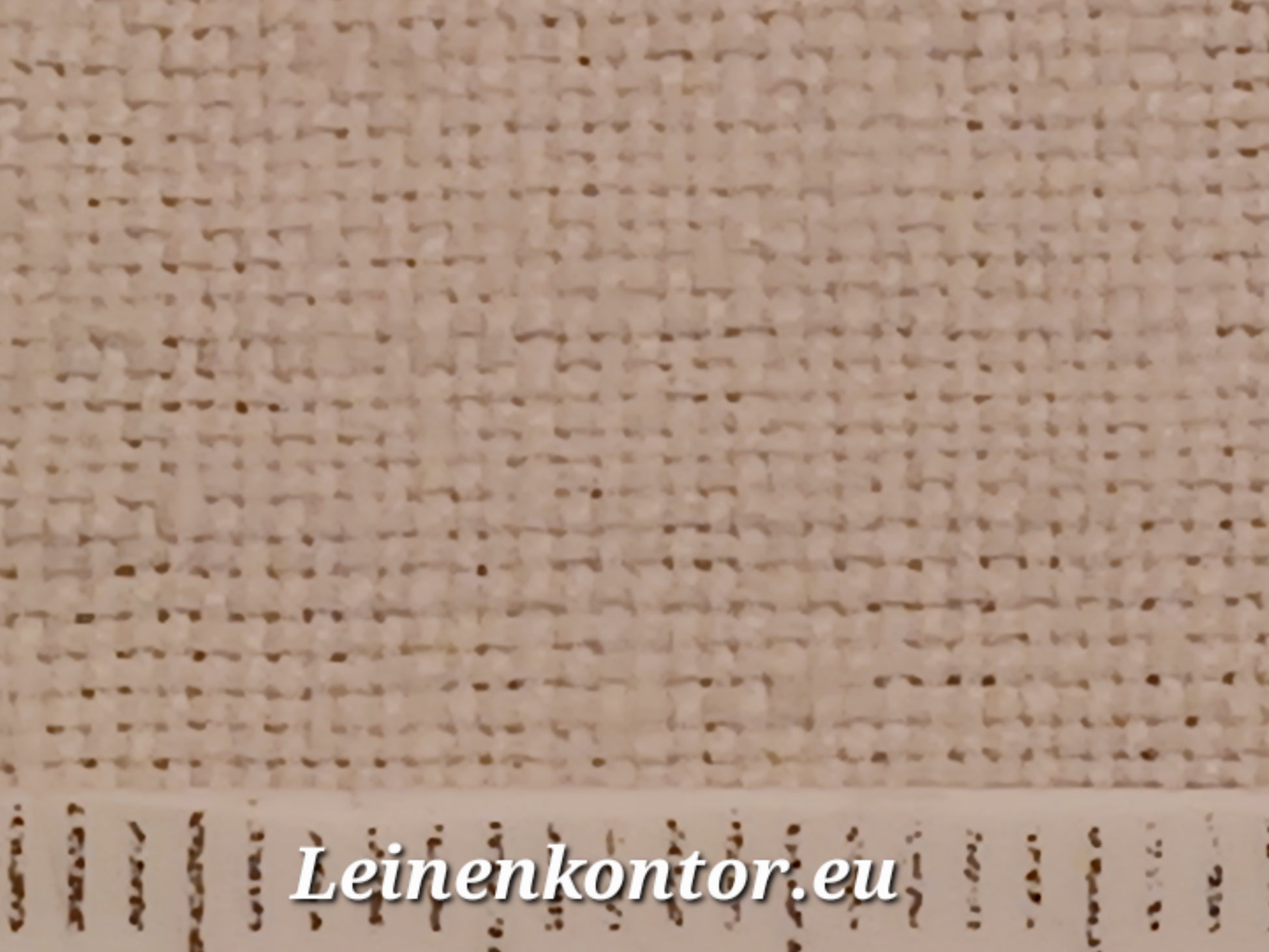 Leinenballen mit Millimeterskala 17 Fäden auf ein cm.