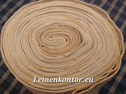 Leinenballen Ansicht gerollte Außenseite