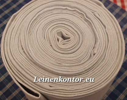 Leinenballen Ansicht gerollte Außenseite