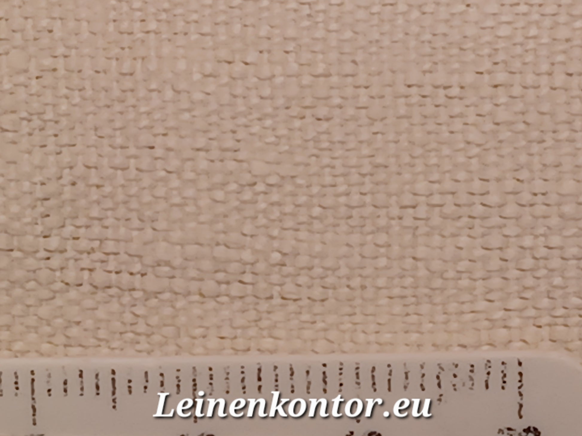 Leinenballen mit Millimeterskala 12 Fäden auf ein cm.