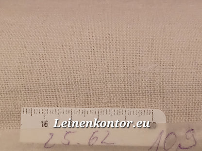 Leinenballen mit Millimeterskala 17 Fäden auf ein cm.