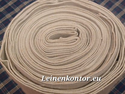 Leinenballen Ansicht gerollte Außenseite