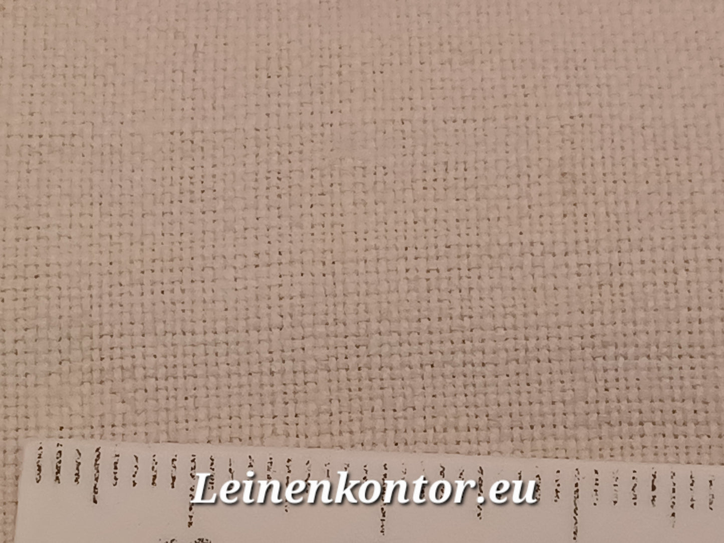 Leinenballen mit Millimeterskala 18 Fäden auf ein cm.