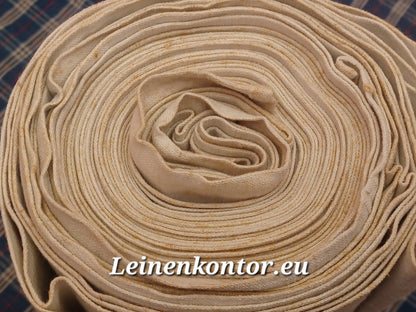 Leinenballen Ansicht gerollte Außenseite
