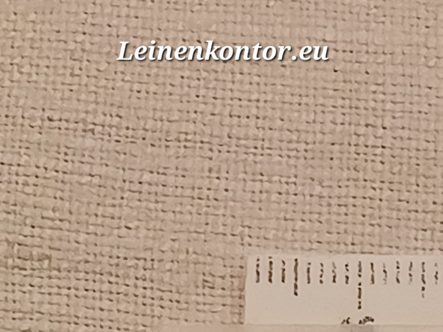 Leinenballen mit Millimeterskala 15 Fäden auf ein cm.