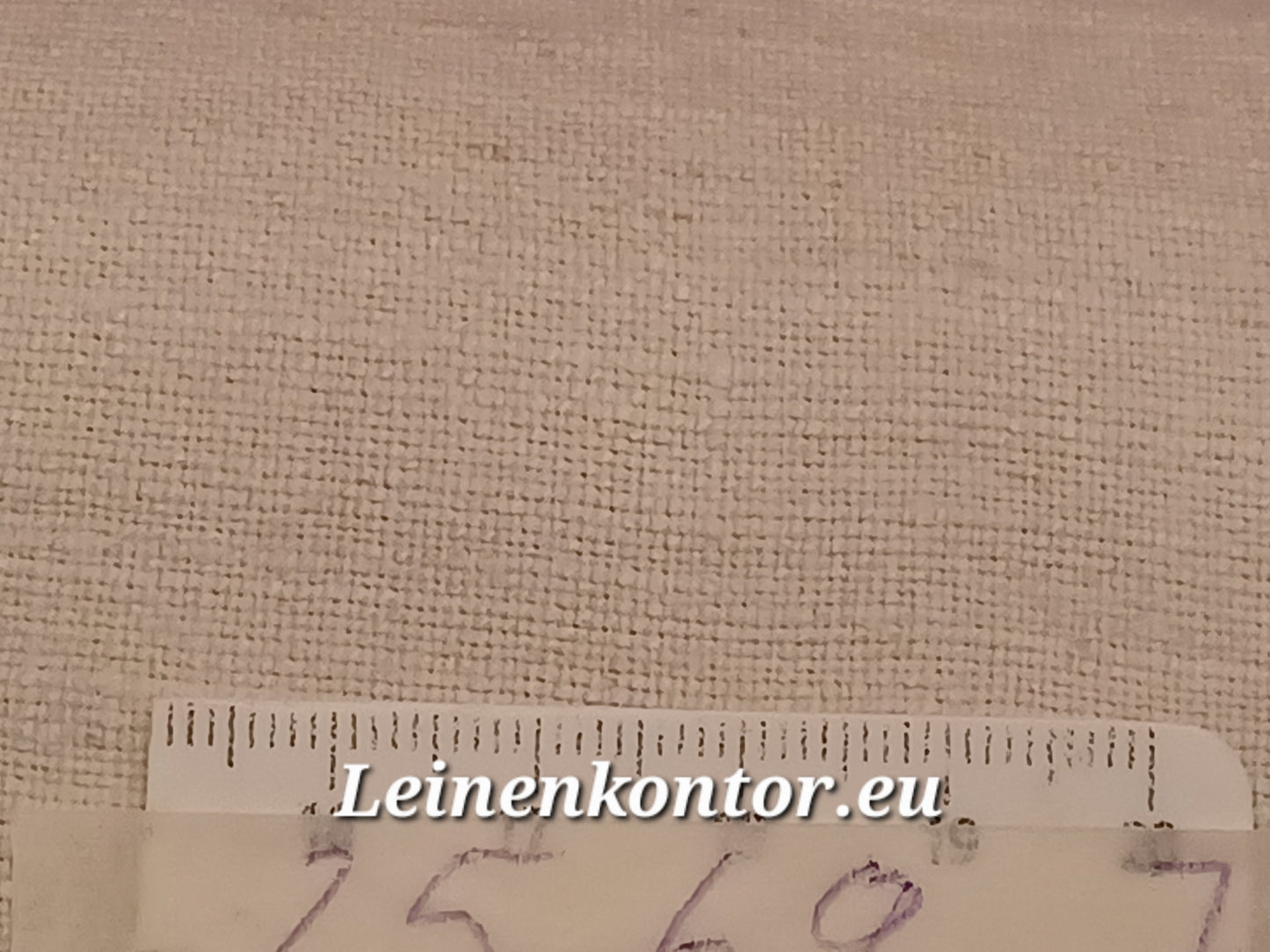 Leinenballen mit Millimeterskala 15 Fäden auf ein cm.