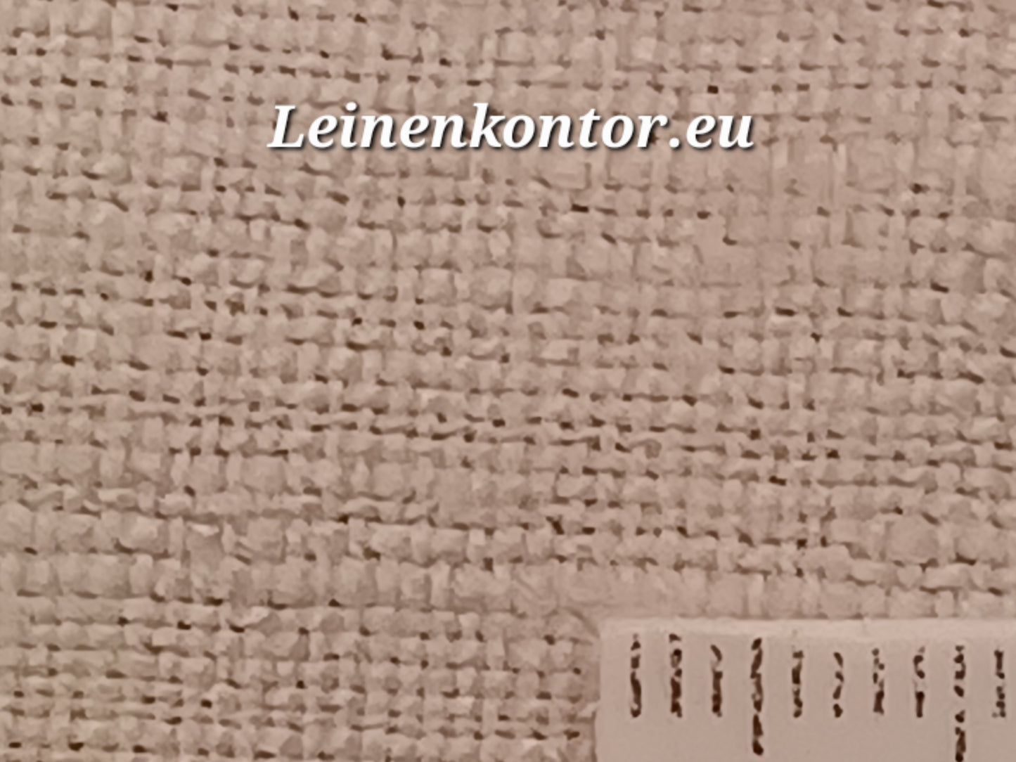 Leinenballen mit Millimeterskala 12 Fäden auf ein cm.