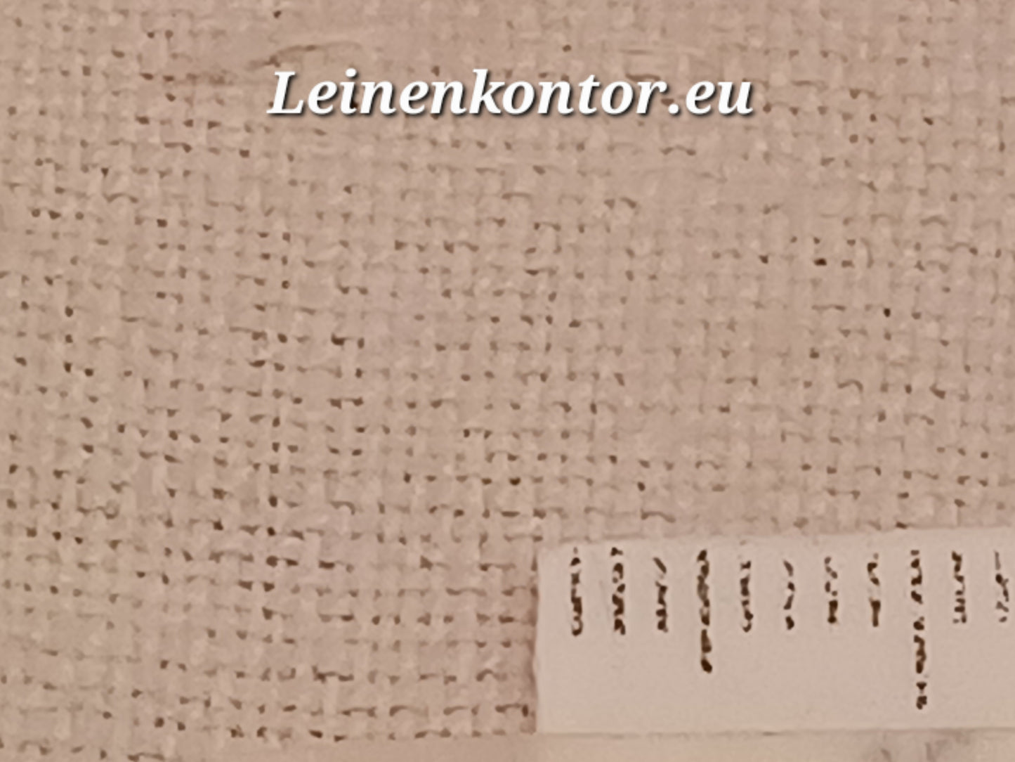 Leinenballen mit Millimeterskala 16 Fäden auf ein cm.