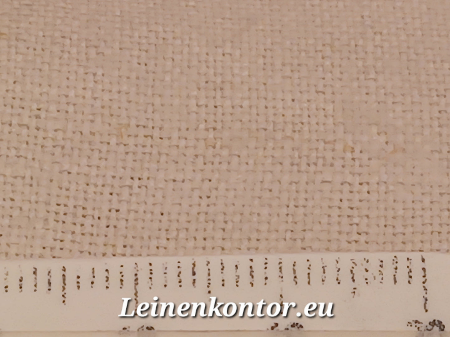 Leinenballen mit Millimeterskala 16 Fäden auf ein cm.