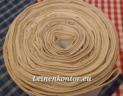 Leinenballen Ansicht gerollte Außenseite