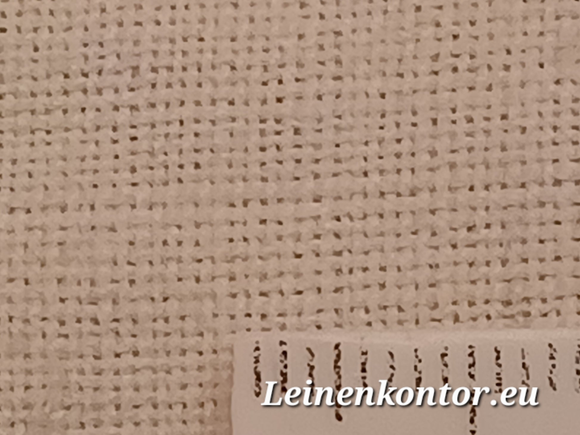 Leinenballen mit Millimeterskala 15 Fäden auf ein cm.
