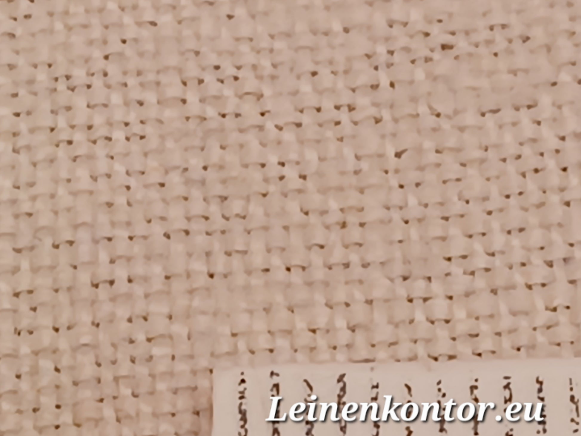 Leinenballen mit Millimeterskala 16 Fäden auf ein cm.