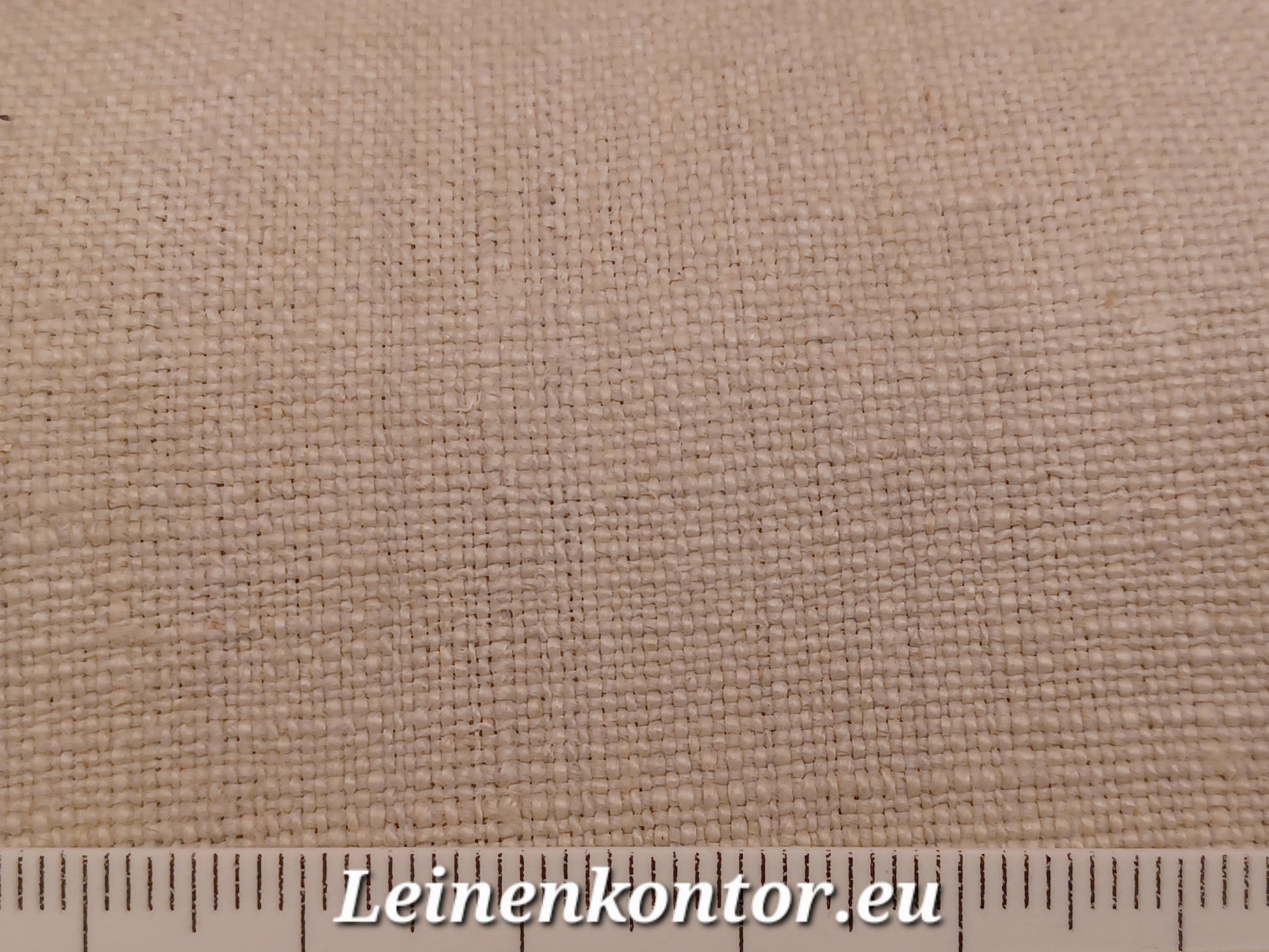 Leinenballen mit Millimeterskala 16 Fäden auf ein cm.