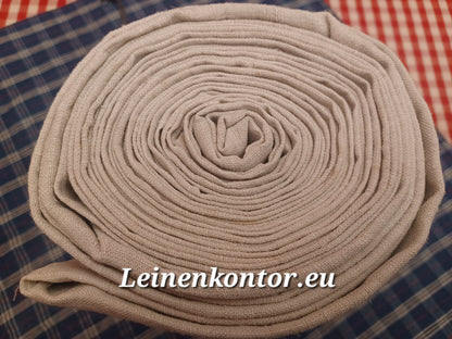 Leinenballen Ansicht gerollte Außenseite