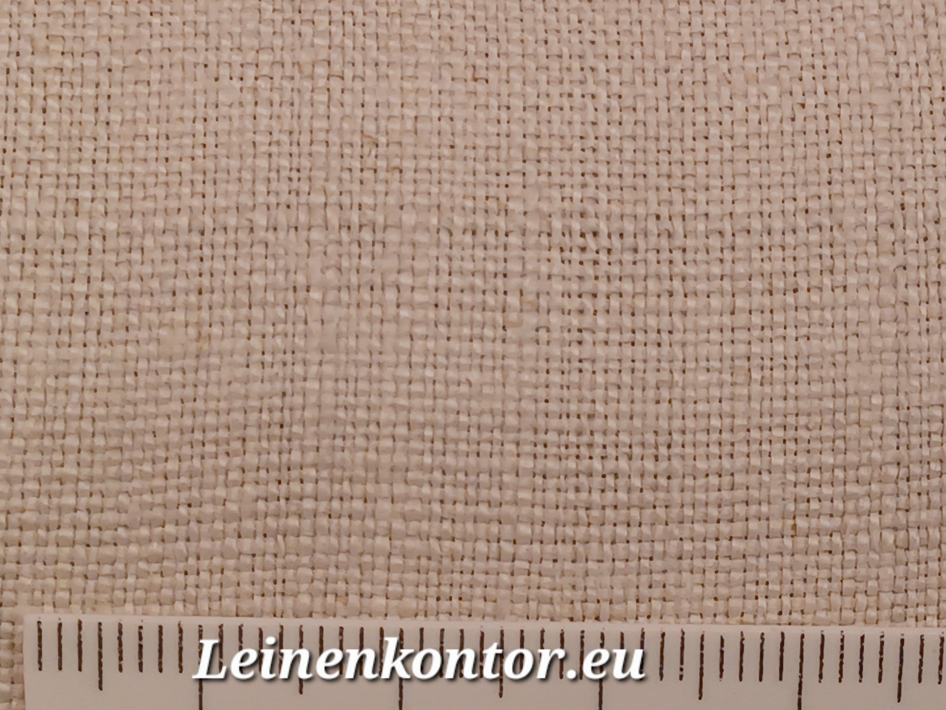 Leinenballen mit Millimeterskala 15 Fäden auf ein cm.