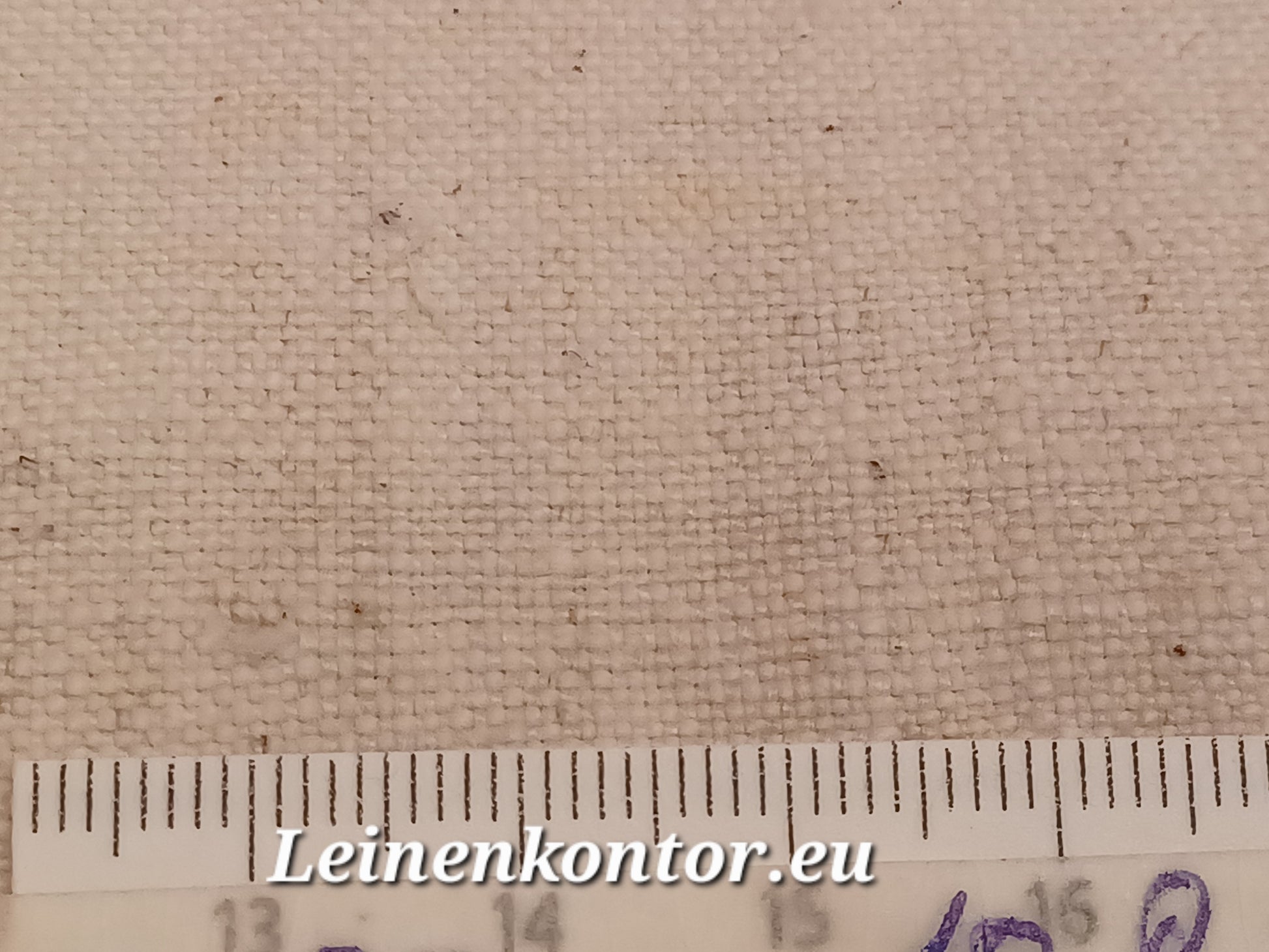 Leinenballen mit Millimeterskala 16 Fäden auf ein cm.