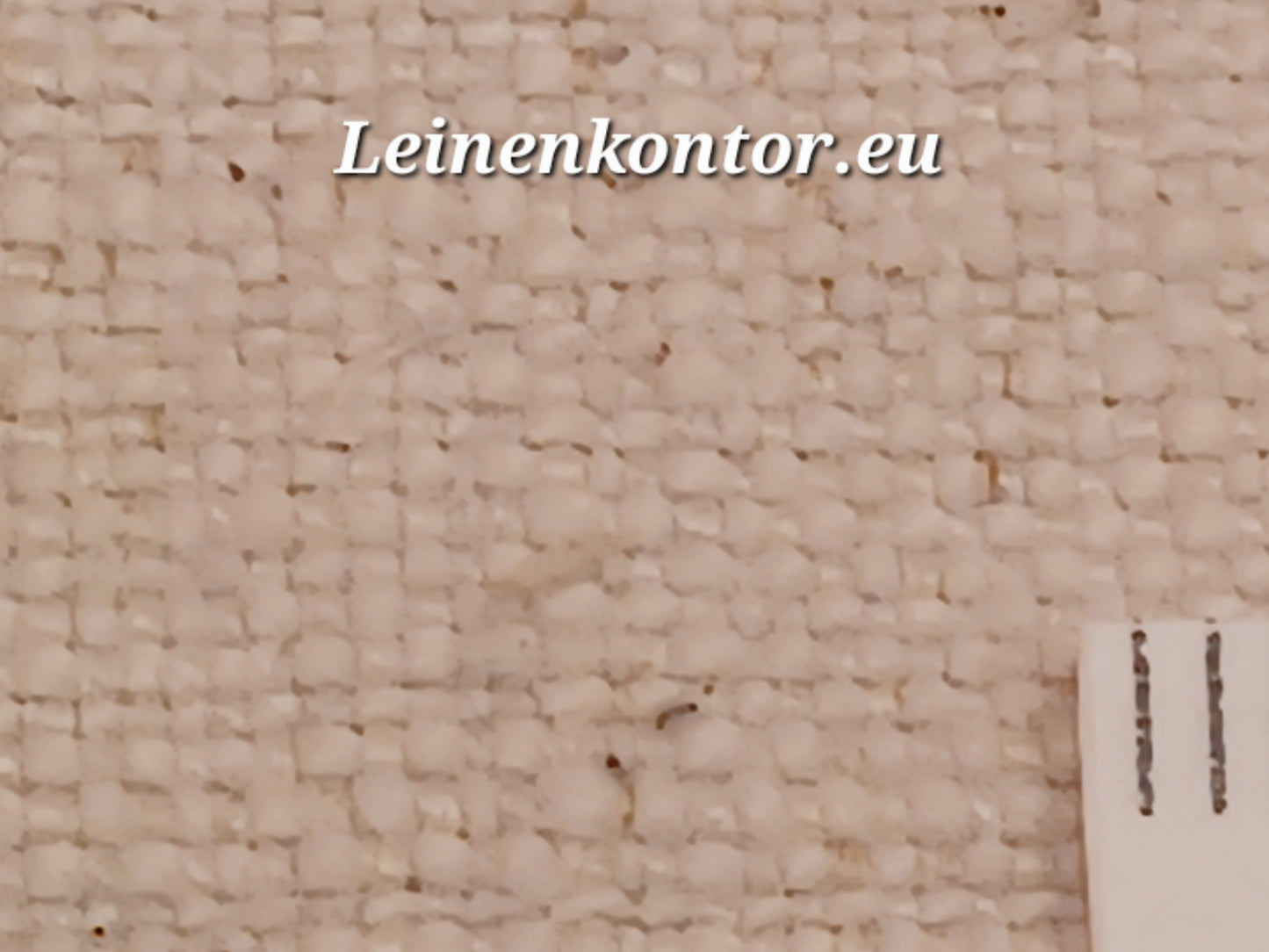Leinenballen mit Millimeterskala 16 Fäden auf ein cm.