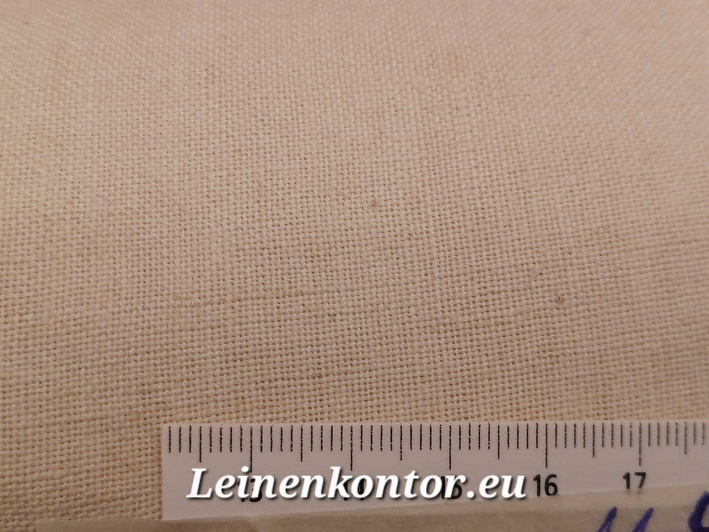 Leinenballen mit Millimeterskala 16 Fäden auf ein cm.