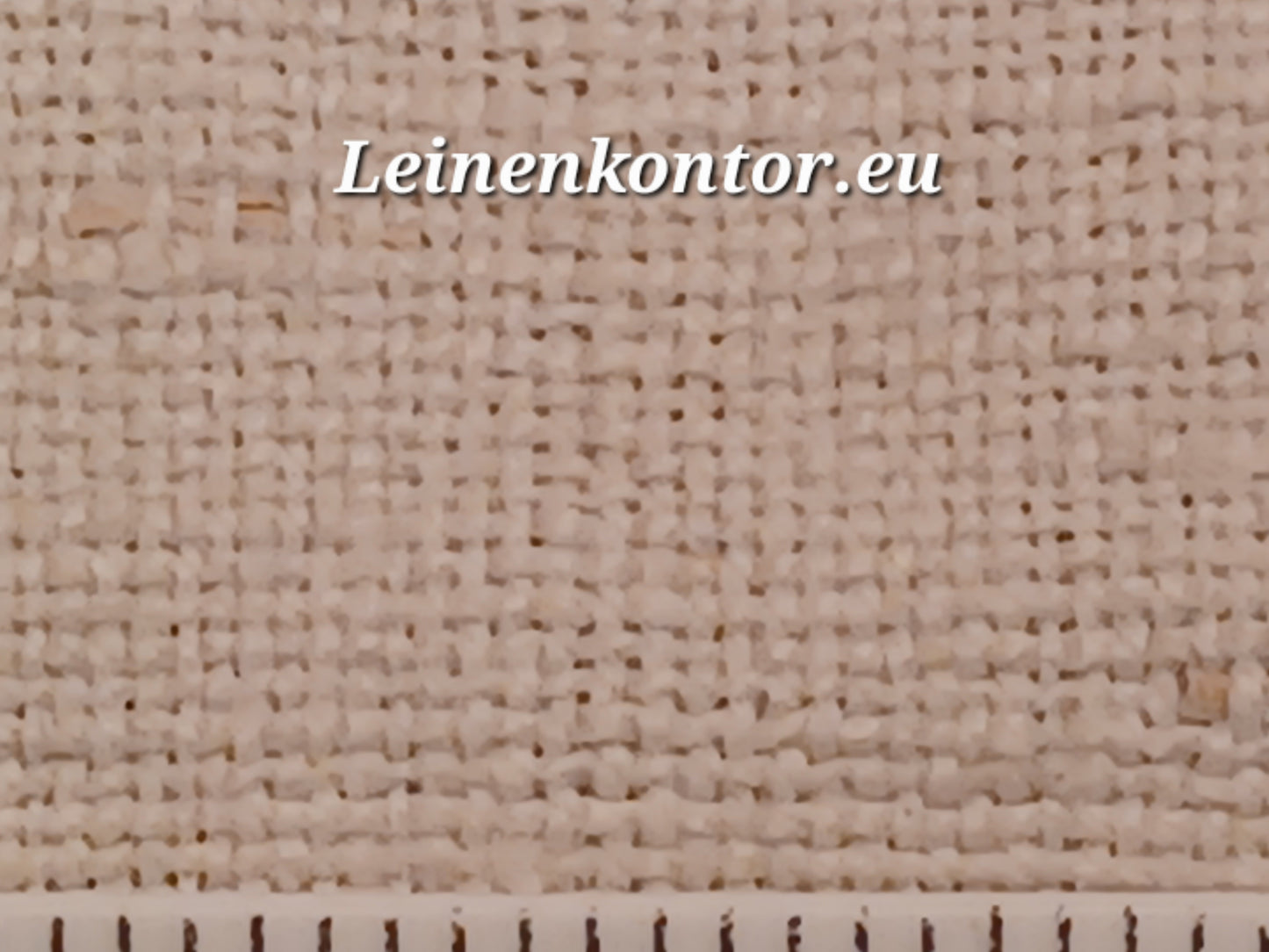 Leinenballen mit Millimeterskala 17 Fäden auf ein cm.