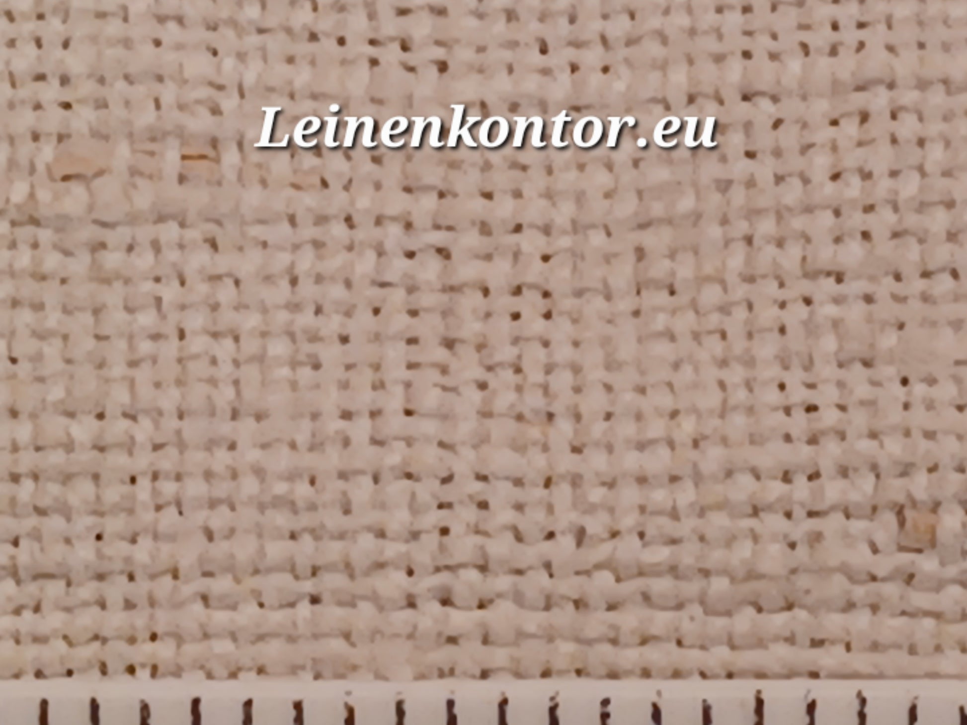 Leinenballen mit Millimeterskala 17 Fäden auf ein cm.