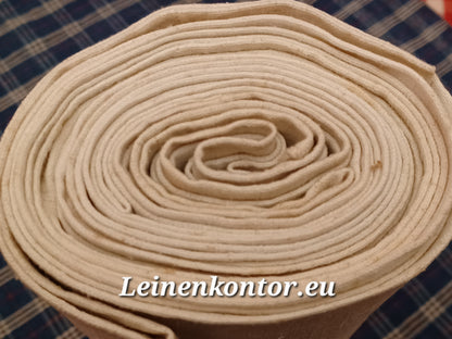 Leinenballen Ansicht gerollte Außenseite