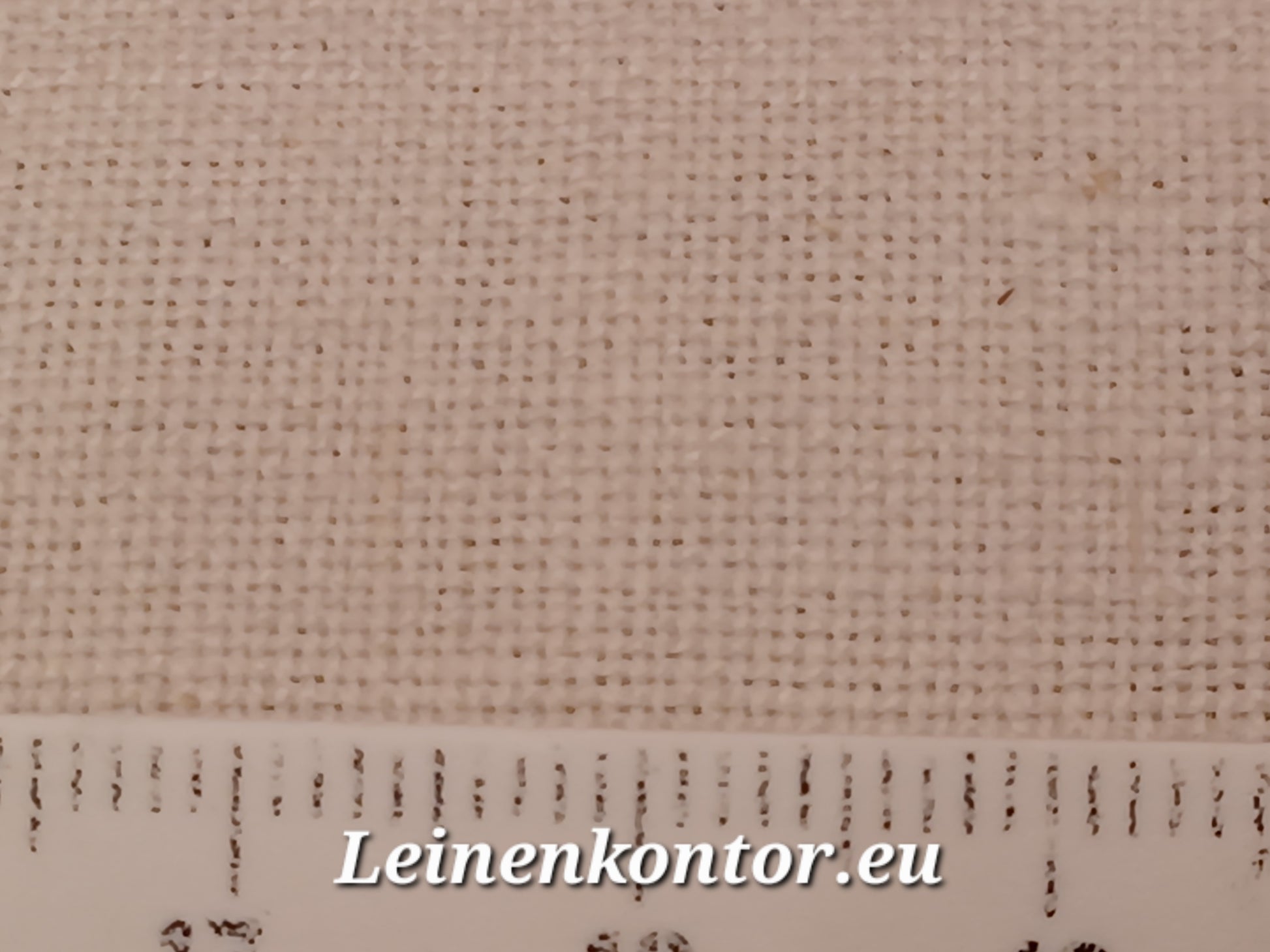 Leinenballen mit Millimeterskala 17 Fäden auf ein cm