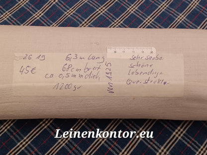 Leinenballen mit Etikett