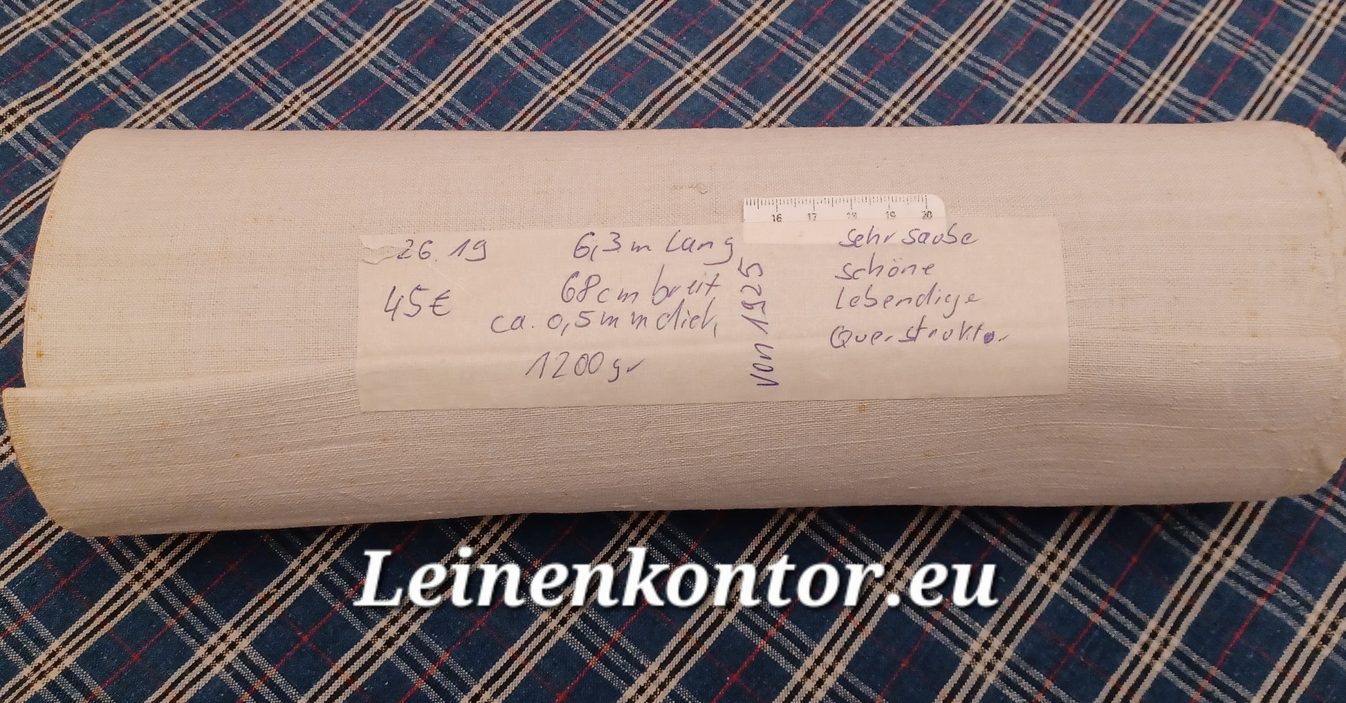 Leinenballen in Vollansicht