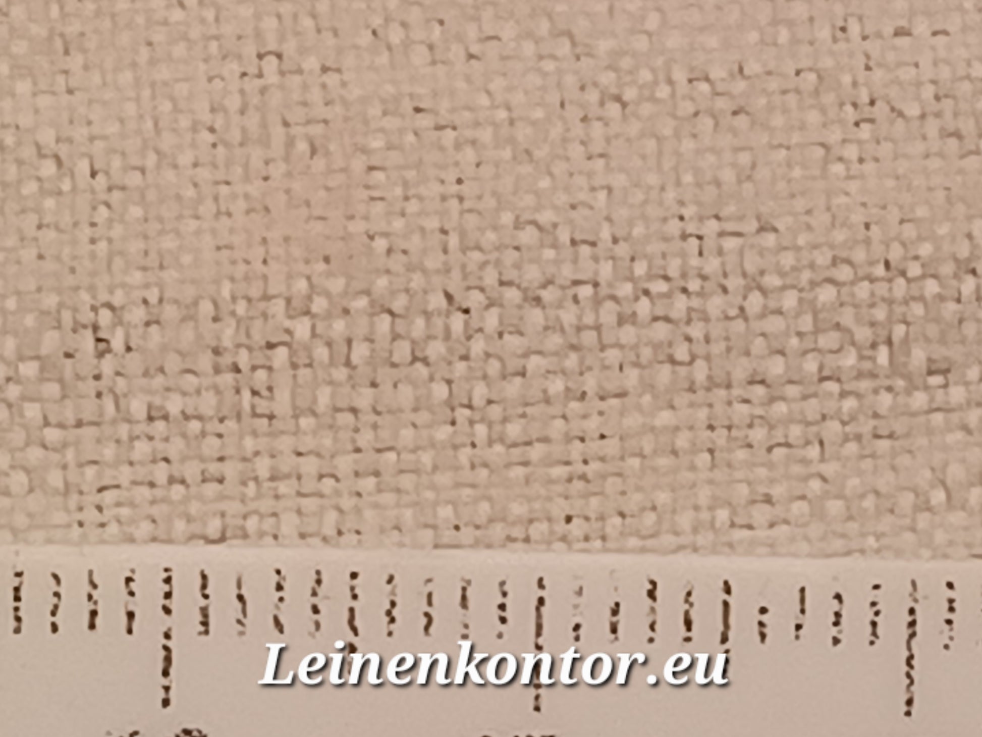 Leinenballen mit Millimeterskala 20 Fäden auf ein cm.