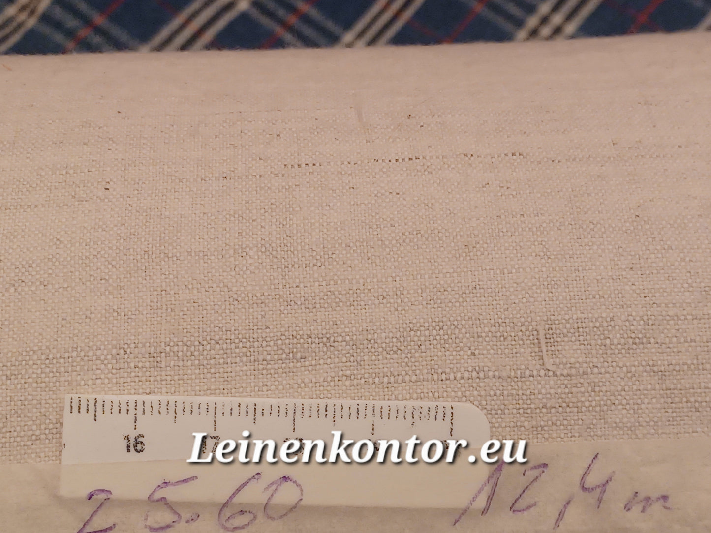 Leinenballen mit Millimeterskala 20 Fäden auf ein cm.