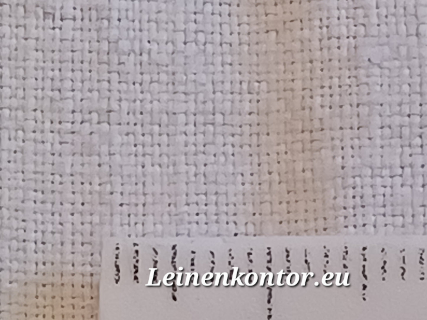 Leinenballen mit Millimeterskala 20 Fäden auf ein cm.