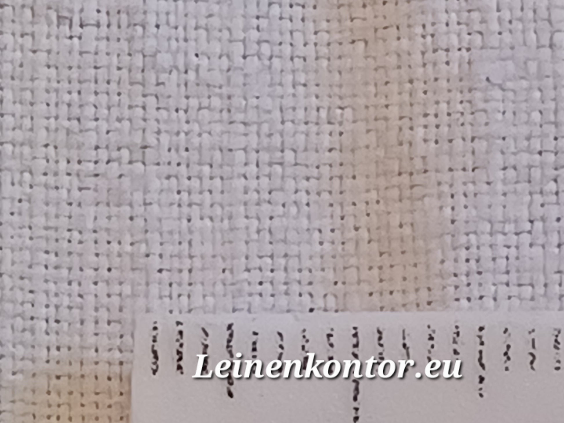 Leinenballen mit Millimeterskala 20 Fäden auf ein cm.