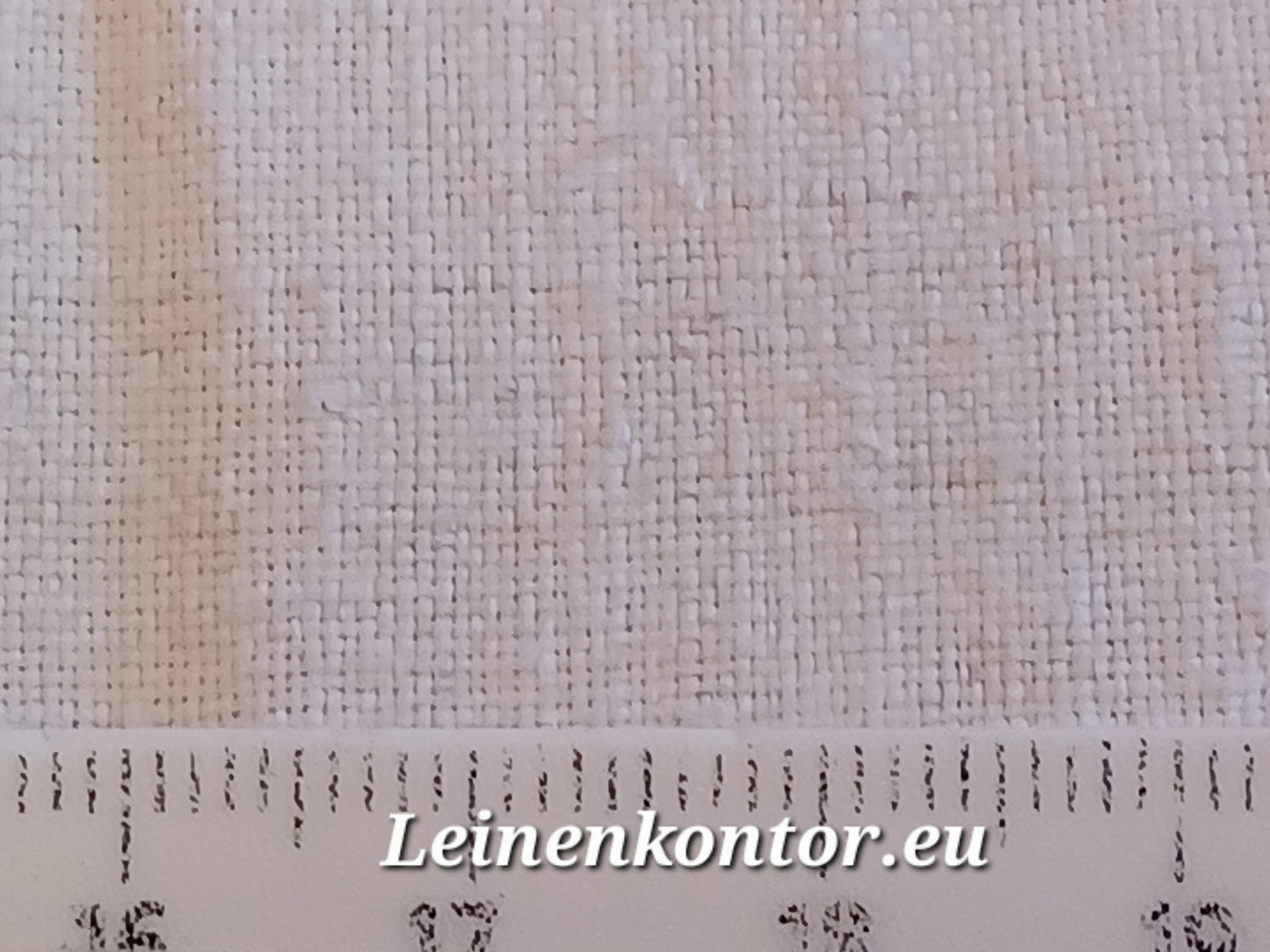 Leinenballen mit Millimeterskala 20 Fäden auf ein cm.