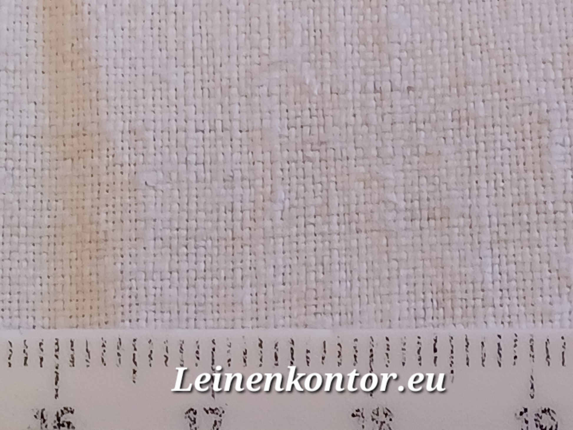 Leinenballen mit Millimeterskala 20 Fäden auf ein cm.