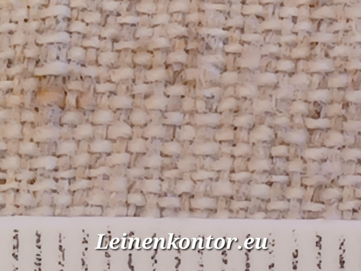 Leinenballen mit Millimeterskala 13 Fäden auf ein cm.