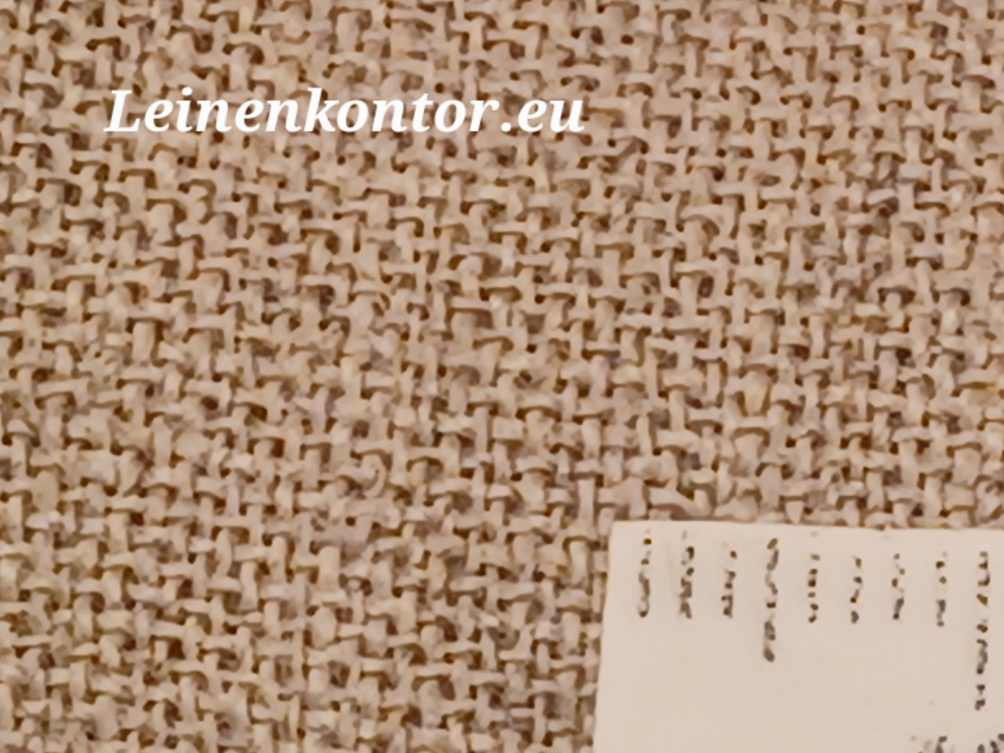 Leinenballen mit Millimeterskala 16 Fäden auf ein cm.