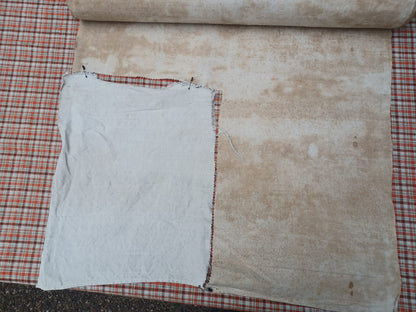 27.86 (7m x 0,46m x 1,1mm) Halbleinen Altes Bauernleinen Landhaus Leinenstoff Leinenballen