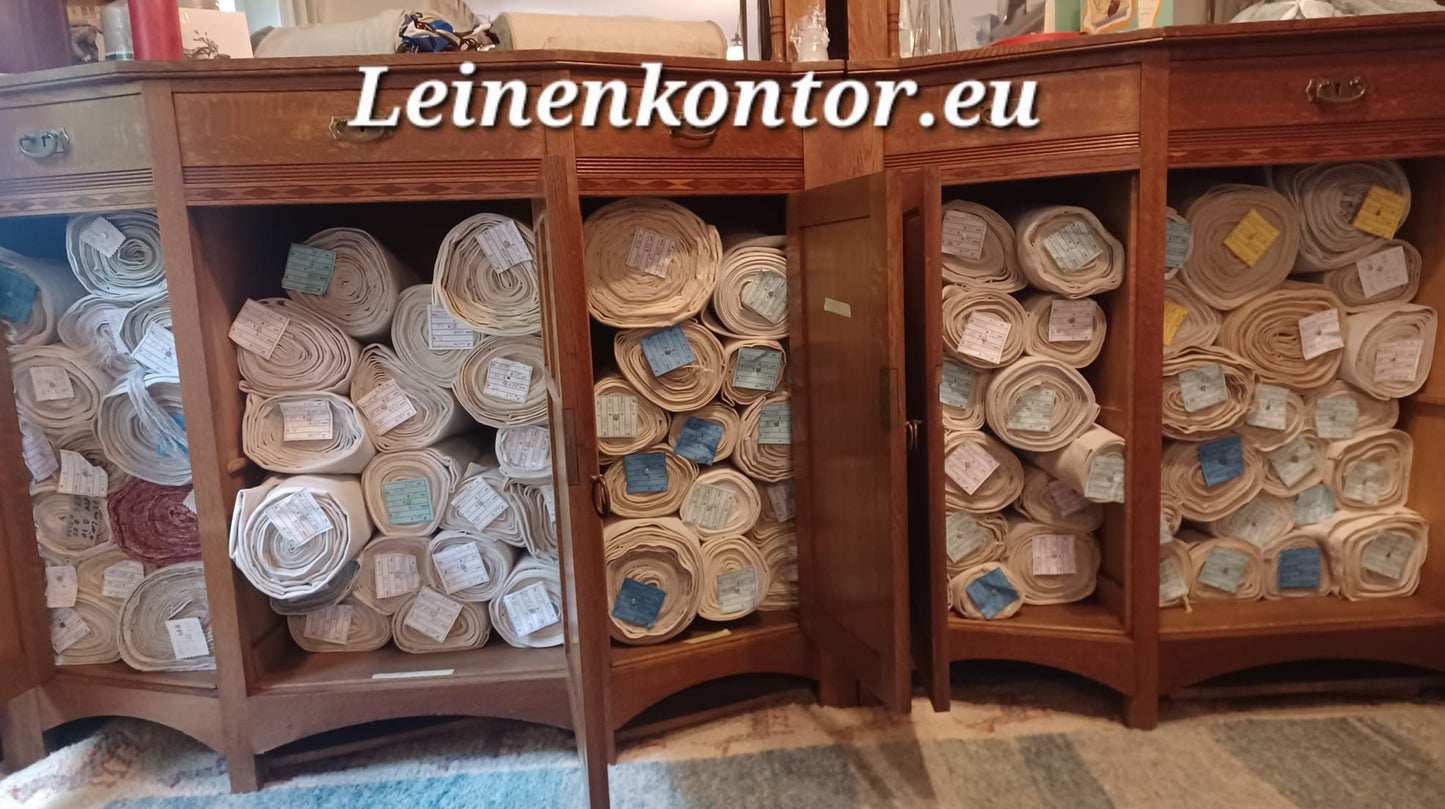 21.55 (16m x 0,70m x 0,6mm) Bauernleinen Linnen Leinenballen Leinen Landhaus Leinenstoff