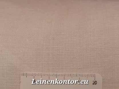 Vergrößerung eines Leinenballen mit Millimeterskala Textur fein