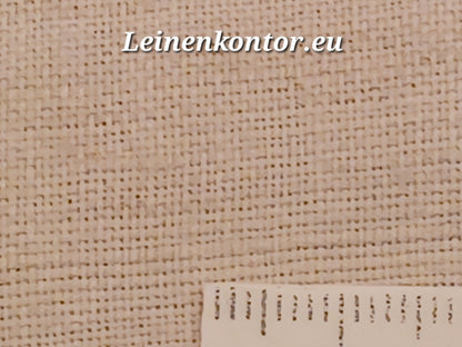 Vergrößerte Ansicht Leinenballen mit Millimeterskala