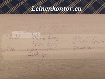 Leinenballen mit Etikett