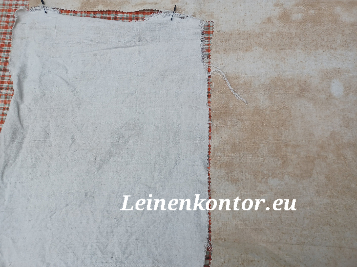 Altes Leinenmuster Sonnengebleicht