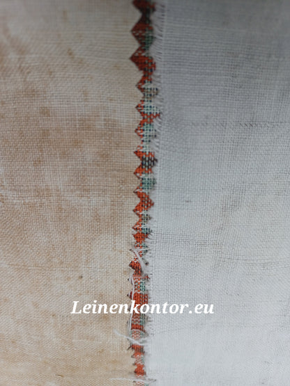 23.55 (11,2m x 0,45m x 0,5mm) Altes Bauernleinen Landhaus Leinenstoff Leinenballen