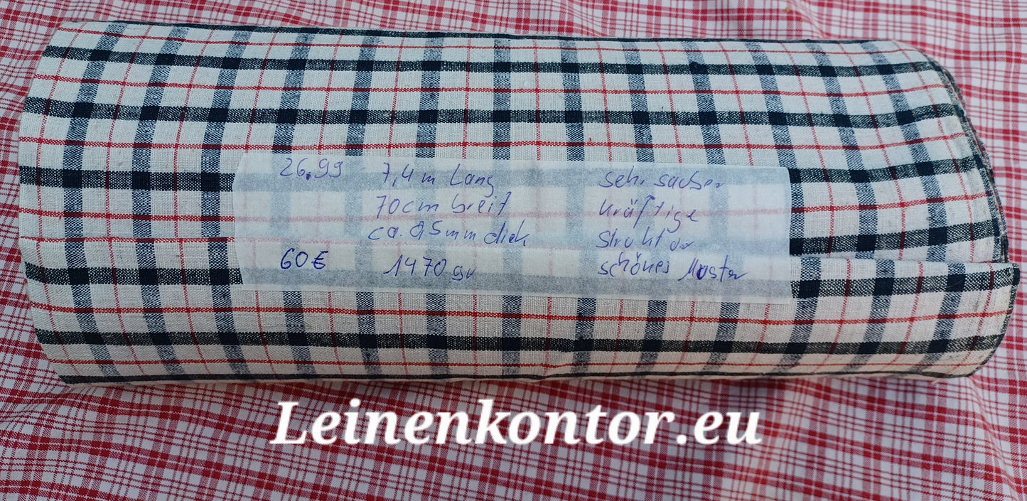 26.99 (7,4m x 0,70m x 0,5mm, 1470gr) Leinen Landhaus Leinenstoff Leinenballen (Kopie)