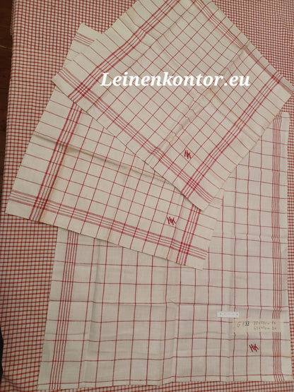 G1.33 (70cm x 59cm 1x, 47cm x 17cm 2x) Halbleinenhandtücher Geschirrhandtuch Altes Bauerleinen Landhaus Leinenstoff Leinenhandtücher