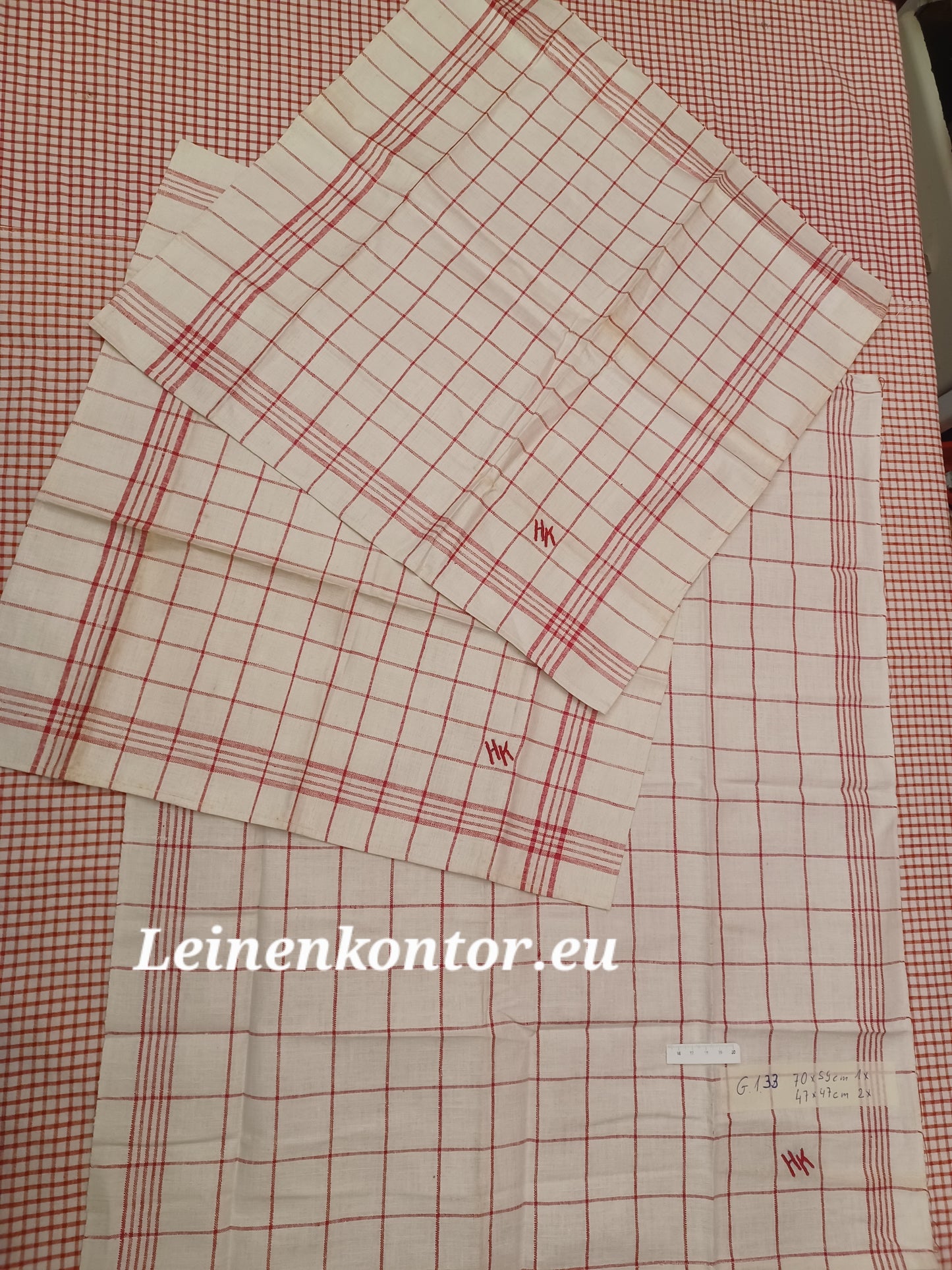 G1.33 (70cm x 59cm 1x, 47cm x 17cm 2x) Halbleinenhandtücher Geschirrhandtuch Altes Bauerleinen Landhaus Leinenstoff Leinenhandtücher