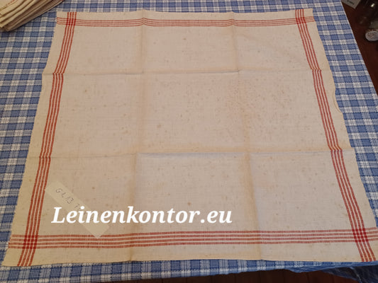 G1.13 (70cm x 64cm) Geschirrhandtuch Altes Bauerleinen Landhaus Leinenstoff Leinenhandtücher