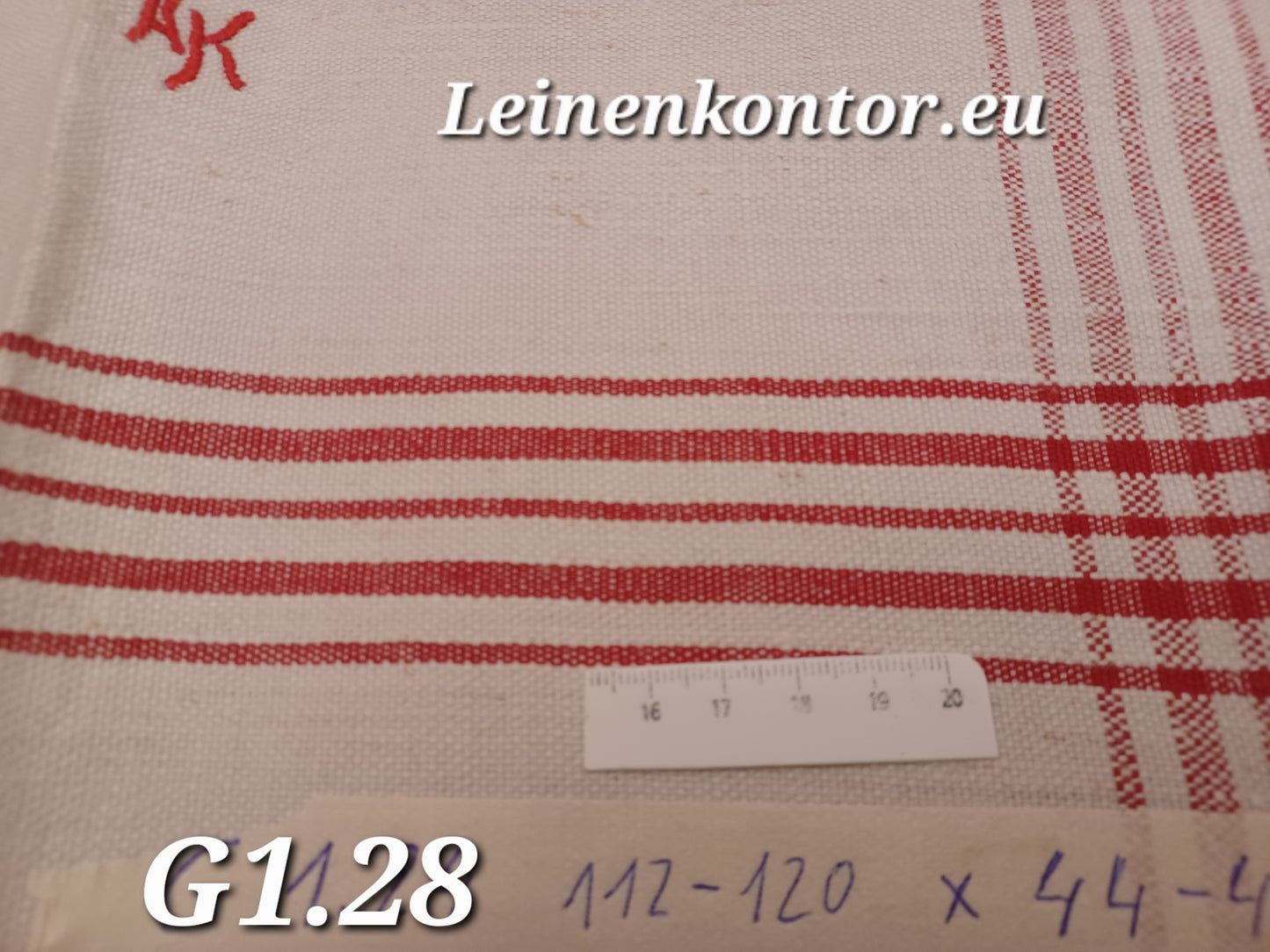 G1.28 (112-120cm x 44-46cm) Geschirrhandtuch Altes Bauerleinen Landhaus Leinenstoff Leinenhandtücher